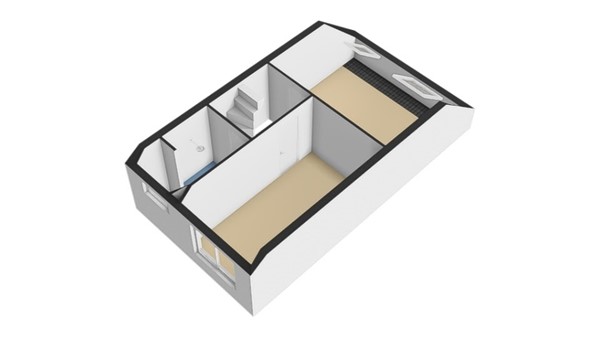 Floorplan - Brucknerstraat 4, 3335 CN Zwijndrecht